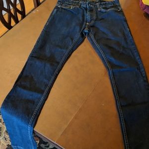 Mens Calvin Klein dark jeans 39x32 slim mince